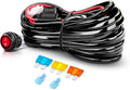Nilight Kit de arnés de cableado de 14 AWG – 1 cable resistente interruptor de encendido y apagado de 12 V de alimentación de 40 amperios fusible de hoja para barra de luz LED todoterreno, color