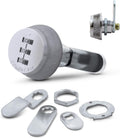 Combi-Cam 7850R-S Combination Cam Lock, 5/8" Chrome Finish