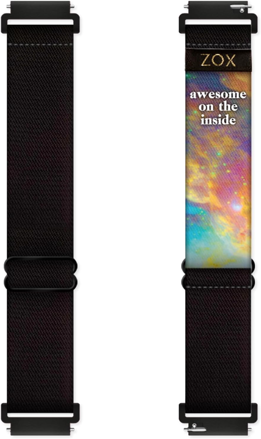 ZOX Android Smart Watch Band – Starry Night | Soft, Adjustable Elastic Band with Motivational Affirmations and Beautiful Artwork – Gifts for Men, Women & Teens (22 MM)
