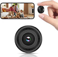 Cámara de seguridad para el hogar HsiaoPun 4K con visión nocturna, gran angular de 140°, detección de movimiento, WiFi para interiores, ideal para bebés, mascotas y perros. 