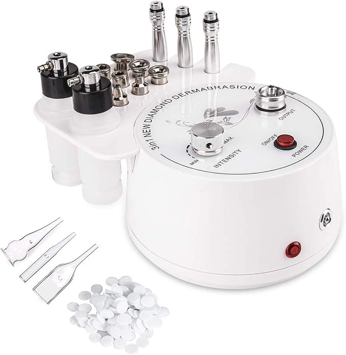 Máquina de Microdermoabrasión de Diamante Yofuly 3 en 1 – Profesional para Uso en Casa con Tubo de Vacío y Spray, Cuidado de Piel