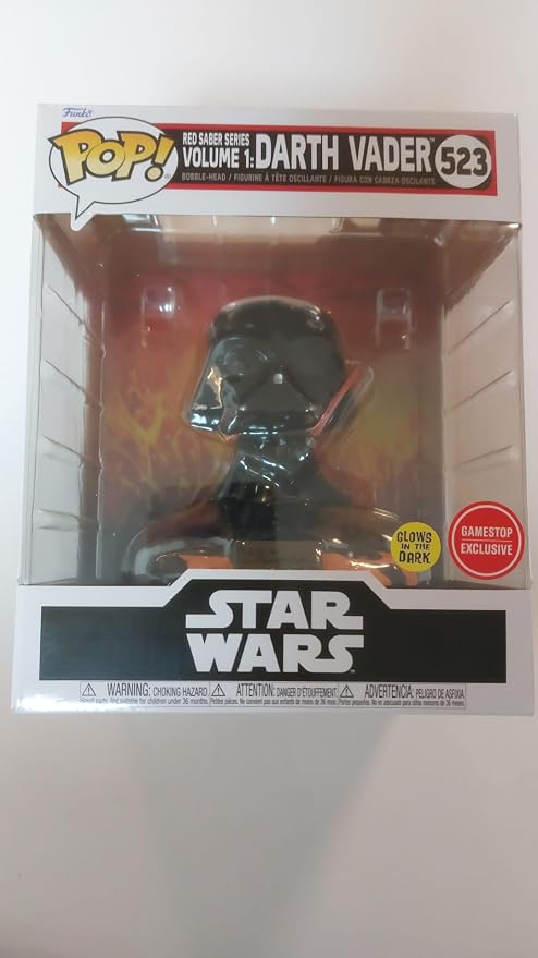 Funko Pop! Darth Vader Brilla en la Oscuridad #523 – Star Wars Red Saber Series Vol.1 | Edición Especial