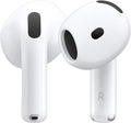 Apple AirPods 4 auriculares inalámbricos, auriculares Bluetooth, audio espacial personalizado, resistente al sudor y al agua, estuche de carga USB-C, chip H2, hasta 30 horas de duración de batería