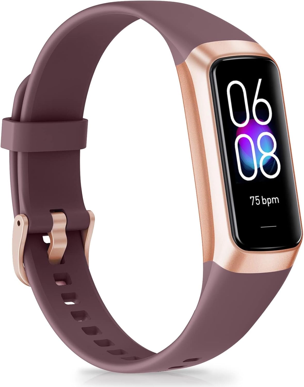 Reloj Inteligente Bakoor | Monitor de Ritmo Cardiaco, Oxigeno y Sueno 24/7 | Pantalla AMOLED HD 1.10 Pulgadas | Podometro y Salud para Hombre y Mujer