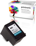 Printronic Cartucho Tinta Remanufacturado Reemplazo HP 901 Negro Para Officejet 4500 J4525 J4535 J4540 J4550 J4580 J4585 J4640 J4660 J4680 1 Negro
