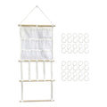 Organizador de lazos para el cabello ATORSE para dormitorio infantil, con 20 pinzas.