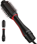 Secador y Estilizador REVLON One Step Volumizer PLUS – Más Volumen, Menos Daño, Apto para Viaje (Negro)