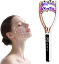 USADO SIN UNA TAPA DE SUS ESFERAS - Masajeador Facial de Microcorriente SZMDLX con Pantalla LCD | Rodillo Eléctrico para Levantar y Tonificar | EMS para Reafirmar | Reduce Hinchazón y Líneas Finas | USB