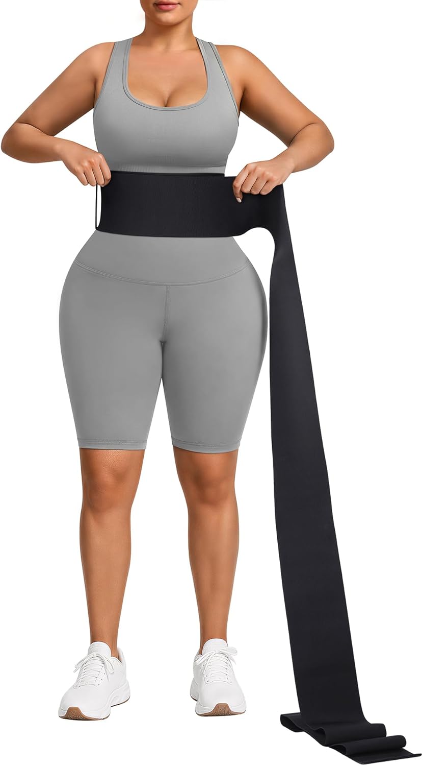 FeelinGirl Faja Moldeadora para Mujer, Banda Envolvente de Abdomen para Torso Largo, Cinturon Reductor de Cintura
