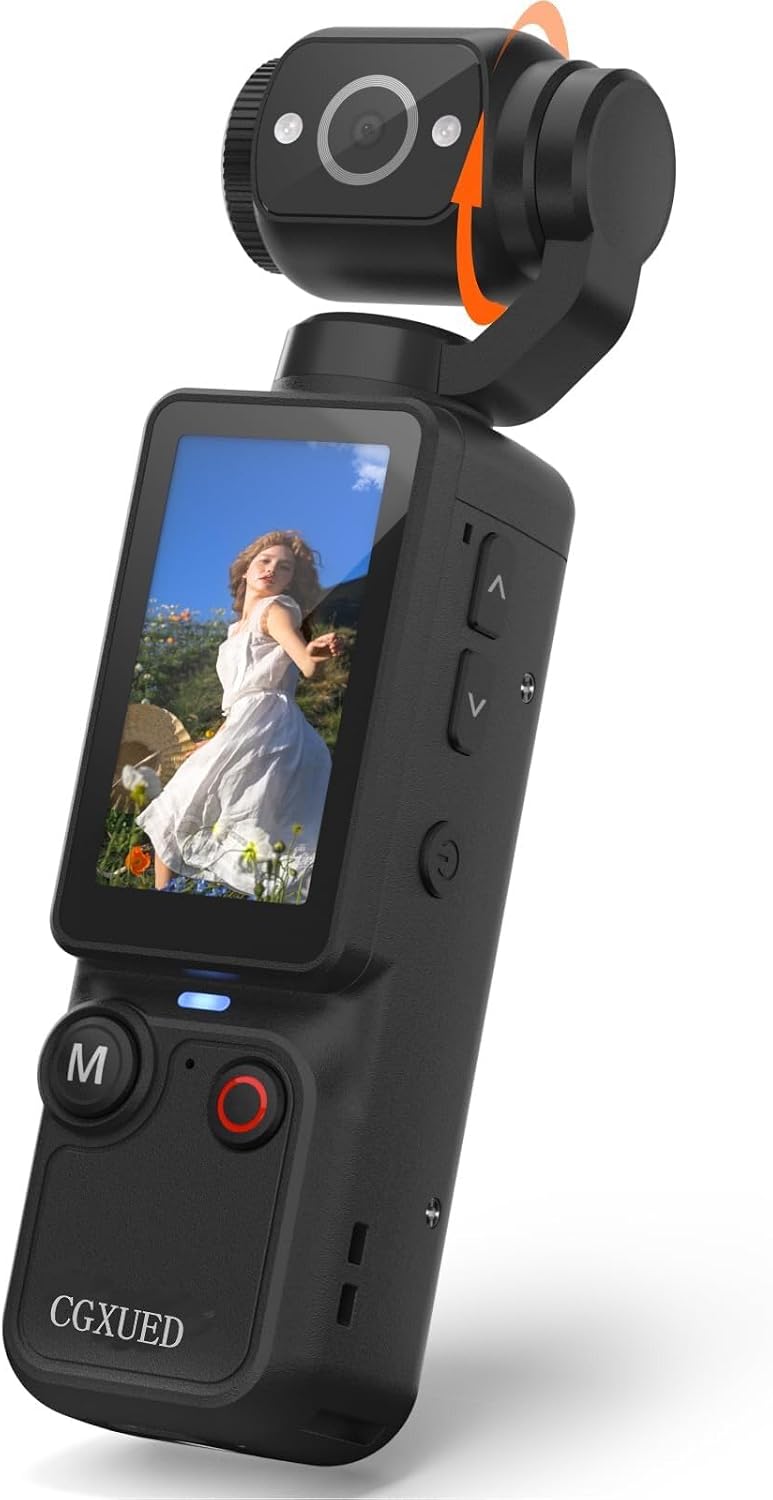 Cámara Vlog W & O Lente 180° Rotativo Cámara Cuerpo Bolsillo Grabación Audio Video Batería 7 Horas Cámara POV Manual Tarjeta 32GB Grabación Un Botón Viajes Vida Diaria