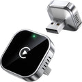 Teeran Wireless CarPlay Adapter 2025 Upgrade Wired CarPlay to Wireless, Mini Cube Design for Cars with Built-in Wired Apple CarPlay Plug and Play Easy Use Fast Stable Connection Car Play for iPhone