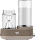 Y&O Glass Essential Oil Diffuser, 1600ml Steam Aromatherapy Diffuser with Glass Reservoir Auto-Off, Natural Fragrance Oil Vaporizer Humidifier for Home Office Spa Yoga