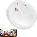 Cámara Inalámbrica WiFi HD 1080P XSHGZ Detector de Humo para Seguridad del Hogar con Control de Aplicación, Detección de Movimiento, Cámara Interior 150° con Visión Nocturna y Grabación en Bucle para Oficina/Garaje/Tienda/Mascota