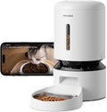 Comedero automático para gatos PETLIBRO con cámara, HD 1080P y visión nocturna, WiFi de 5 GHz/2,4 GHz y cámara. Comedero inteligente para mascotas con control por aplicación, audio bidireccional, alertas de movimiento para gatos y perros, bandeja