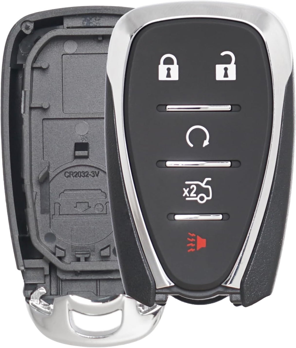 Carcasa de Repuesto para Llave de Chevy/Chevrolet 5 Botones (HYQ4EA HYQ4AA) — Malibu, Cruze, Camaro, Traverse, Blazer, Equinox 2016-2022