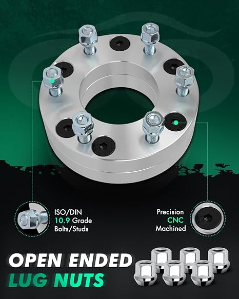 Adaptadores de Rueda 5x135 a 6x5.5 | 2" | Ford Expedition, F-150 y Lincoln
