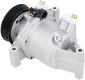 Compresor de aire acondicionado cciyu compatible con Nissan Juke March Micra Note Tiida Versa 1.6L 2012-2019. Reemplaza el compresor de aire acondicionado para automóvil.