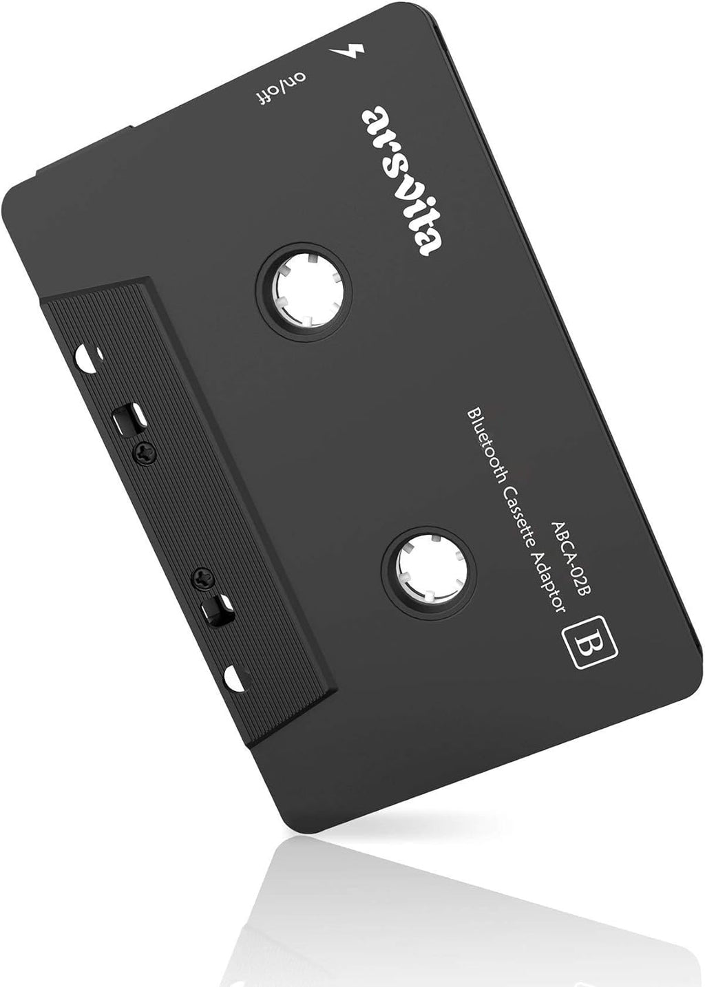 Adaptador de Casete Bluetooth 5.0 Arsvita para Auto – Receptor Inalámbrico para Reproductor de Cintas | Aux Bluetooth para Coche | Negro