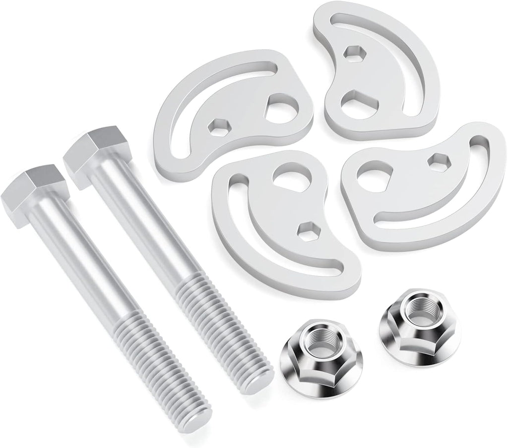 (USADO) Kit de Pernos de Camber para Chevy Silverado y GMC Sierra 1500/2500 | Pernos Cam del Brazo de Control Superior | Para Yukon, Express, Hummer H2 H3 | Ajuste 1.5 Grados | 2 Piezas
