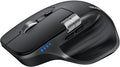 Ratón inalámbrico TECKNET, ratón Bluetooth (BT5.3/5.0 y 2.4G), ratón óptico ergonómico recargable con 6 DPI ajustables, desplazamiento lateral, clics silenciosos, receptor USB A, 7 botones, amplia compatibilidad - Negro 