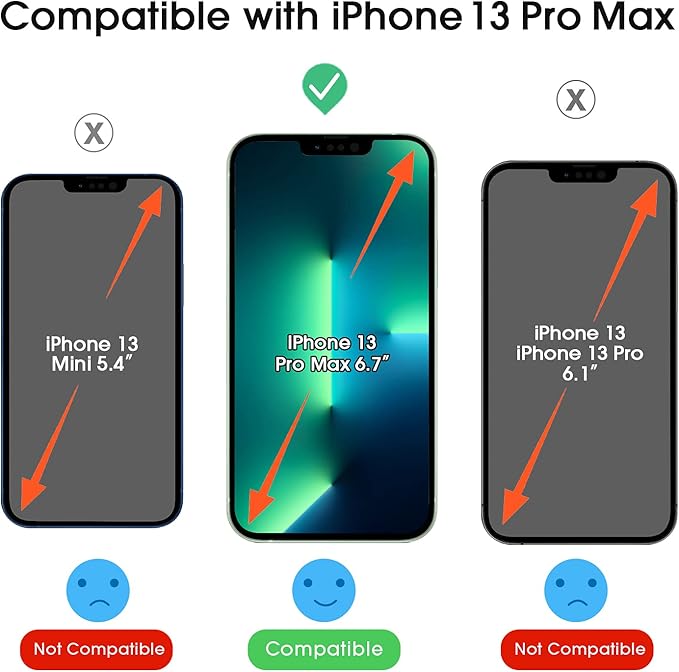 Protector de Pantalla amFilm OneTouch iPhone 13 Pro Max 6.7" | Vidrio Templado + Lente Cámara | Pack 2+2