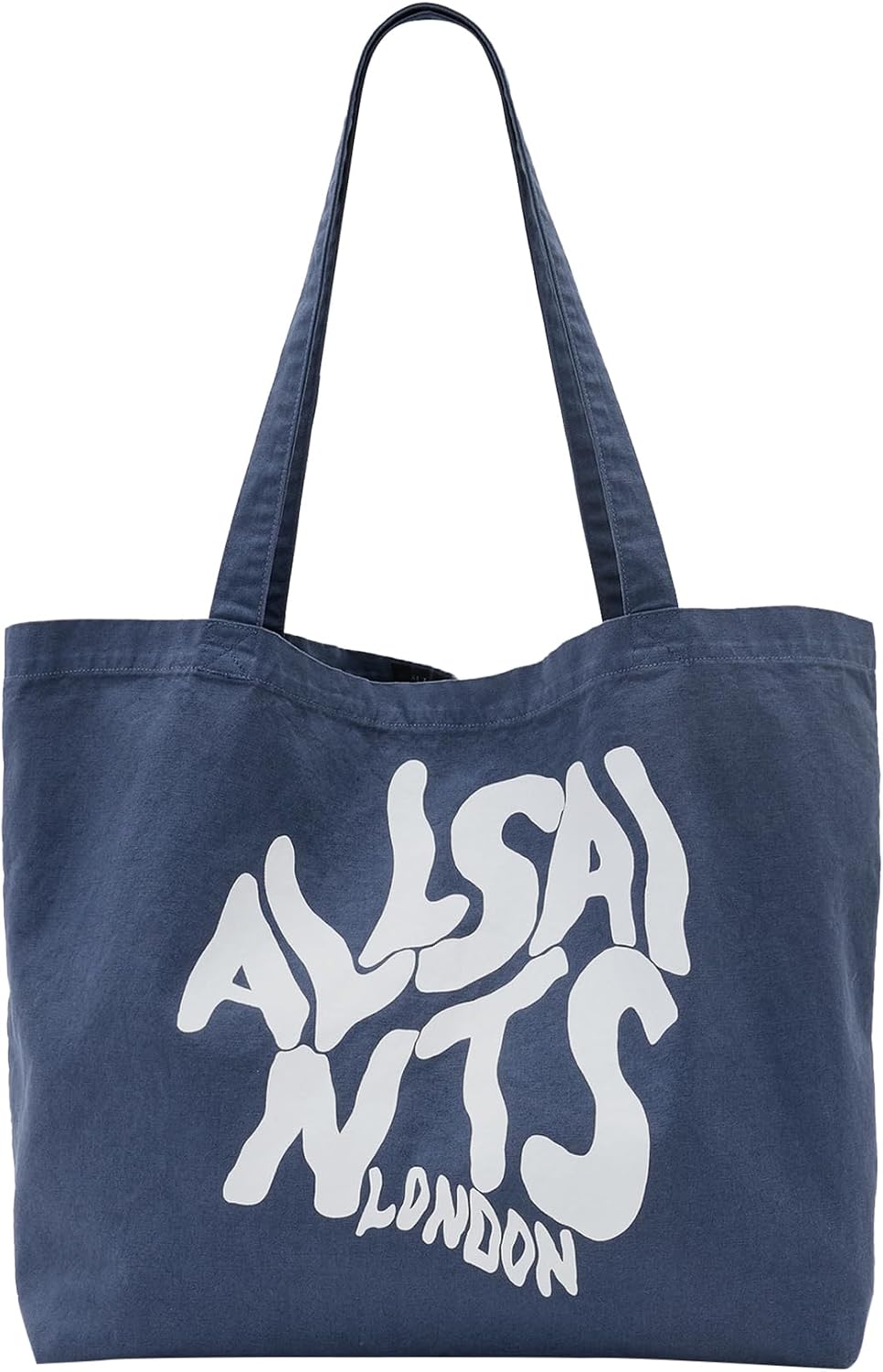AllSaints Bolsos de mano para hombre Orlando Tote Bag Cove Blue