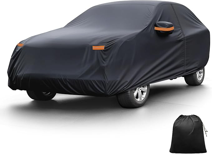 Funda para Auto Subaru Forester X AUTOHAUX — Cobertura Total 210D-PU con Cierre en Puerta, Impermeable y Protección UV, Lluvia y Nieve
