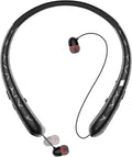 Auriculares Bluetooth 5.3 de diadema Finpola, resistentes al sudor, con cancelación de ruido, estéreo y almohadillas retráctiles para música, conferencias y vídeos.