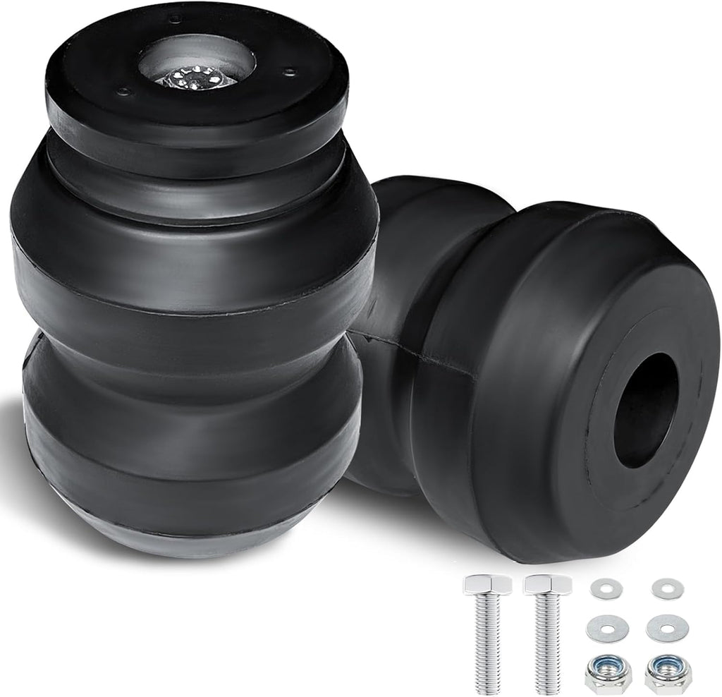 Kit de Resortes Auxiliares de Suspensión Trasera MILLISEC – Compatible con Ram 1500, Chevy Silverado y GMC Sierra