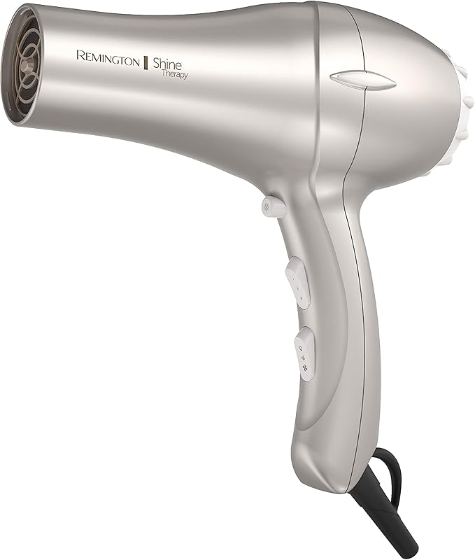 REMINGTON Shine Therapy Argan Oil & Keratin Hair Dryer/Blow Dryer, 5 Heat + 2 Speed Settings, 1875 Watts