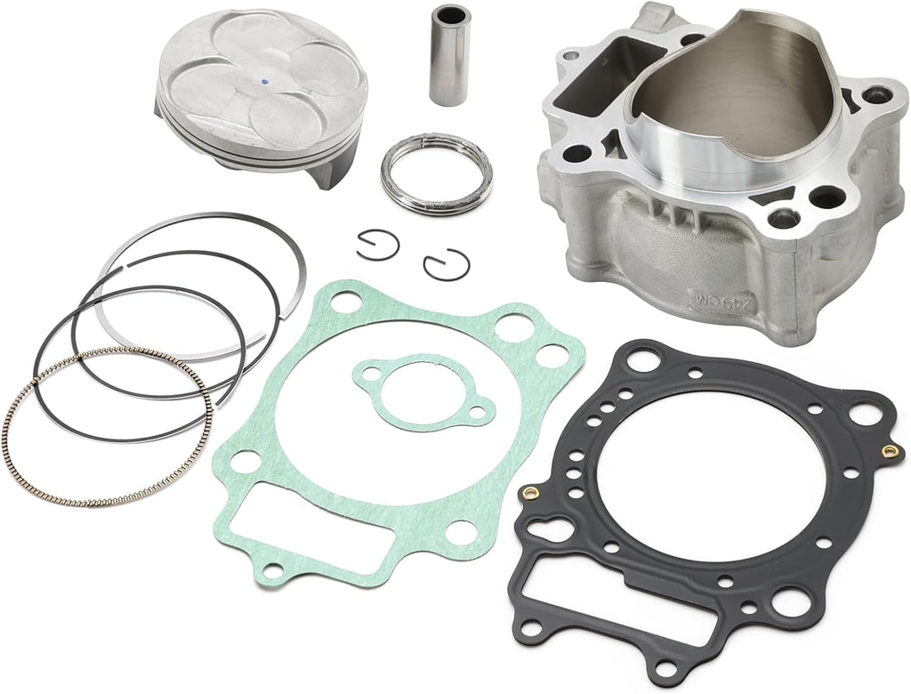 Kit de reconstrucción de la parte superior del motor Artudatech de 78 mm de diámetro estándar para Honda CRF250R 2004-2009 / CRF250X 2004-2013 2014 2015 2016 2017, kit de cilindro, pistón y junta con OEM# 12100-KRN-670 13101-KRN-670