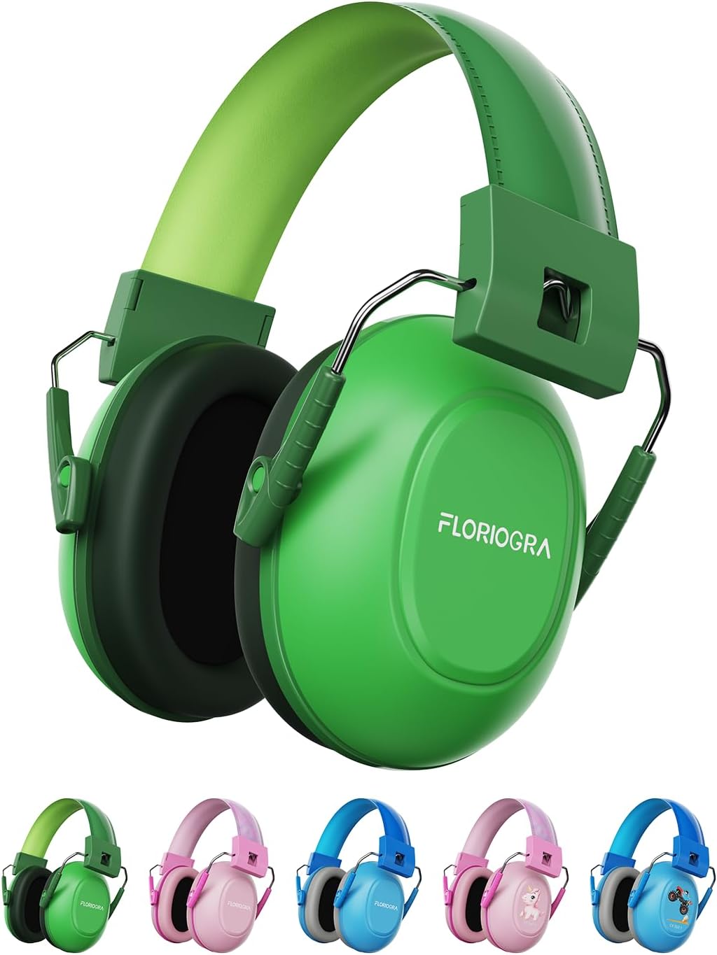 Floriogra Orejeras de Proteccion Auditiva para Ninos | Reduccion de Ruido 28dB SNR para Ninos de 3-16 Anos | Conciertos, Fuegos Artificiales y Eventos