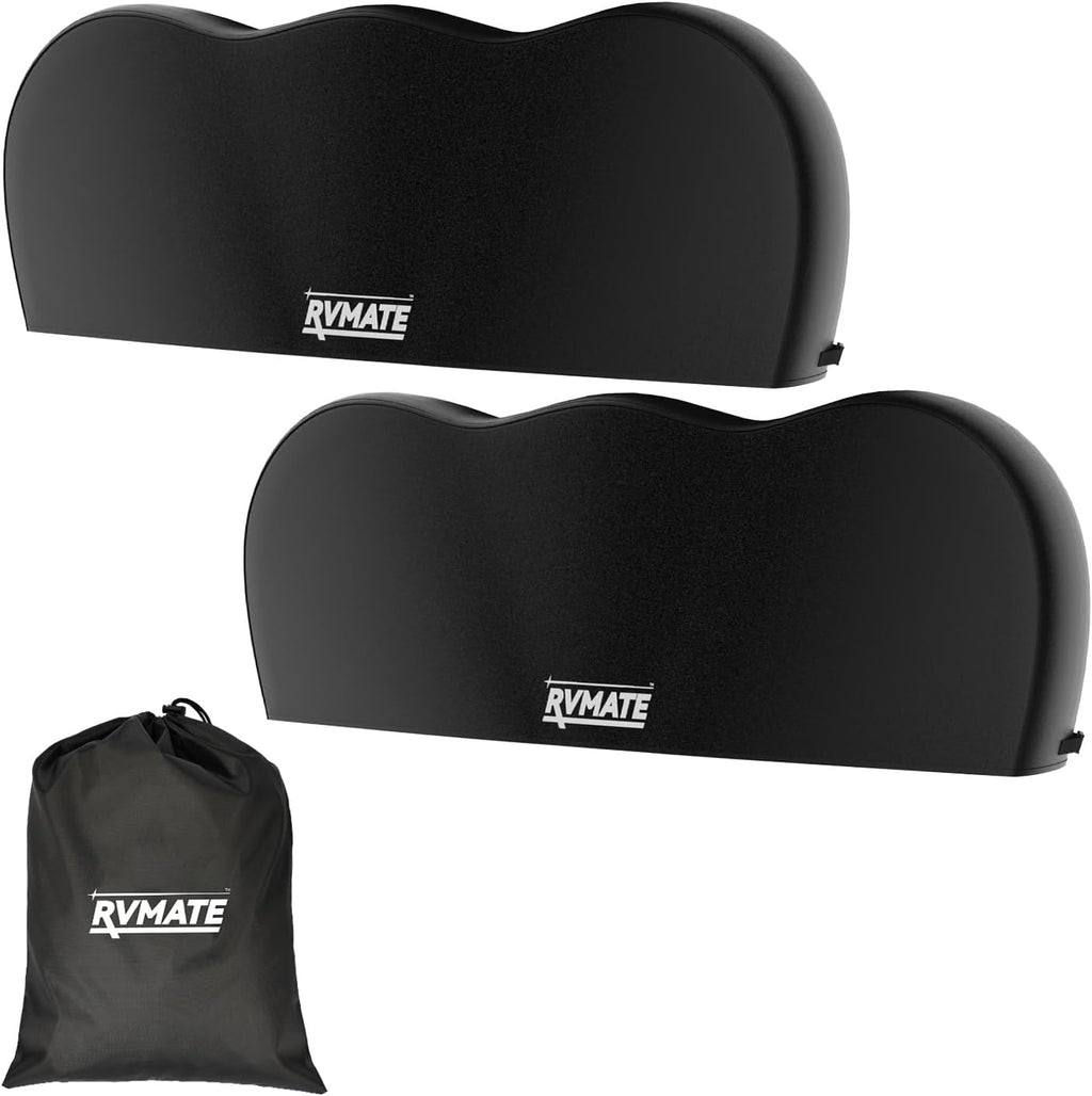 USADO-Cubiertas de Llantas RVMATE para RV Triple Eje (2 Pack) | Para Llantas de 27"-29" | Impermeables Anti-UV | Accesorios para Camión y Trailer | Negro