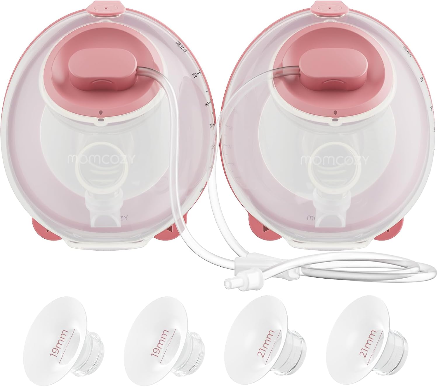 Accesorios de repuesto para extractor de leche Momcozy Original V1 Pro/V2 Pro, vasos recolectores de leche (solo para Momcozy V1 Pro/V2 Pro, paquete de 2) 
