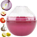 Contenedores reutilizables Dokpod para almacenar cebollas y tomates: conservantes de frescura con tapa transparente, organizador para refrigerador, soporte para cebollas, caja para almacenar frutas.