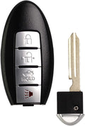 Llavero de repuesto SUPALAND compatible con Nissan Altima 2007 2008 2009 2010 2011 2012, Maxima 2009-2013 2014, Murano 370Z, Infiniti EX35 FX35 G37 G25. Control remoto de entrada sin llave KR55WK48903 KR55WK49622