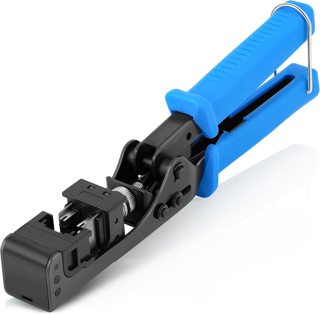 Everest easyJACK Herramienta de Terminacion Keystone Angulo 90 grados | Ponchadora de Red Ahorra Tiempo | Solo para Jacks RJ45 Cat5e Cat6a Cat6 Everest 90 grados