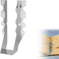 Ménsulas para Vigas Chenteel 2x8, 25 Piezas | Colgador LU28 Calibre 20 de Doble Corte | Conectores para Pisos, Terrazas y Techos