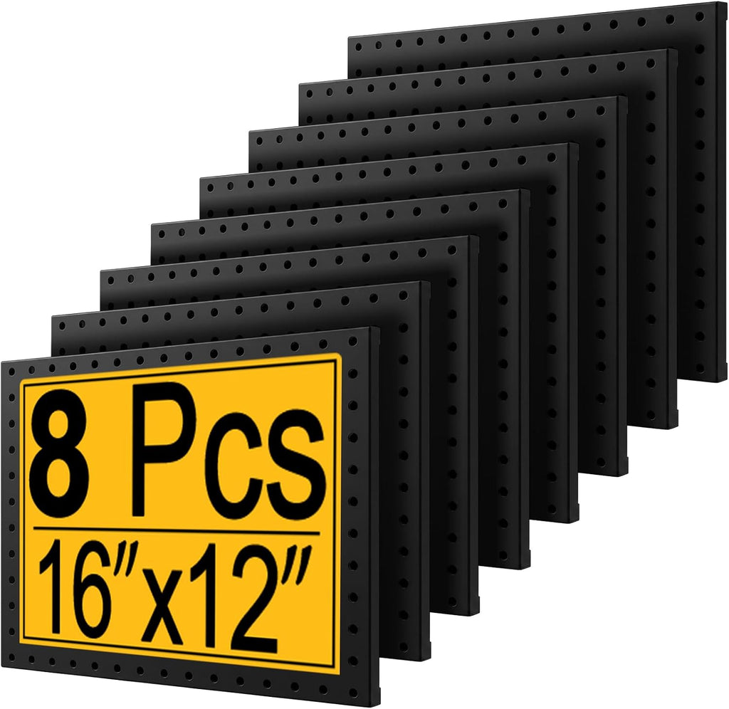 PBHEPJ 8 paneles de metal para tablero de clavijas, tableros de clavijas