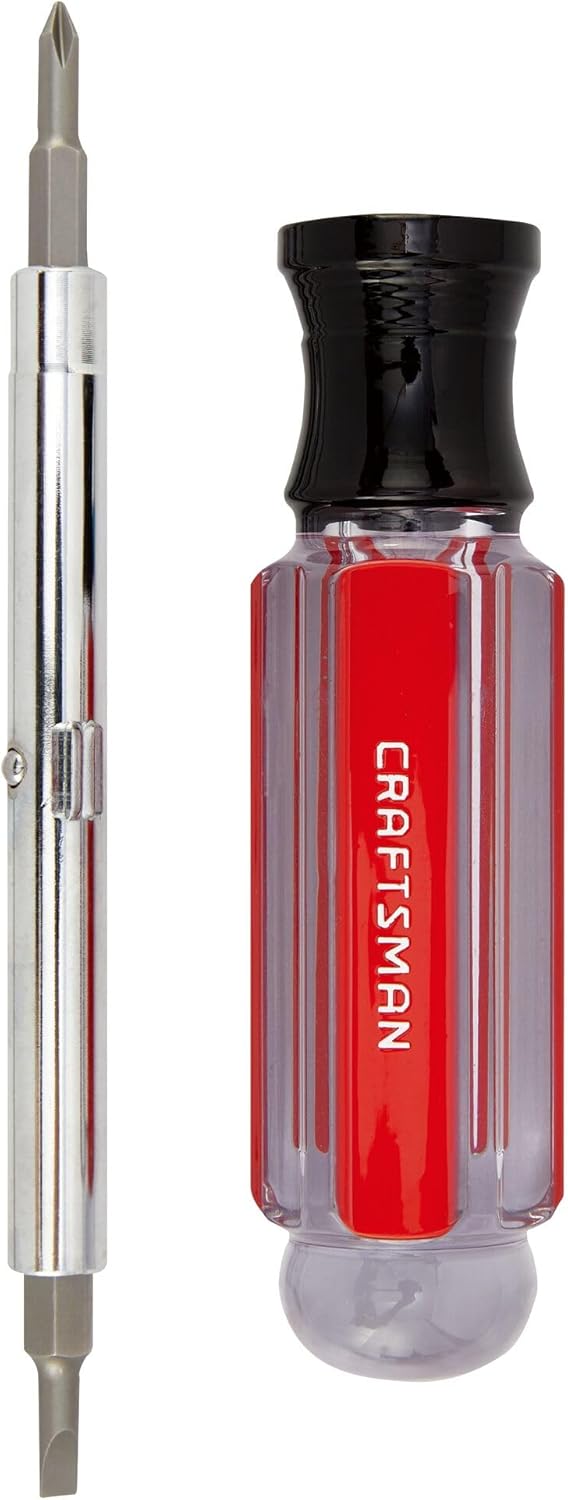CRAFTSMAN Juego de destornilladores multipuntas, 6 en 1, mango de acetato (CMHT66052)