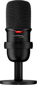 HyperX SoloCast - Micrófono condensador USB con sensor táctil para silenciar, para gaming, streaming, podcasts, Twitch, YouTube, Discord - Negro
