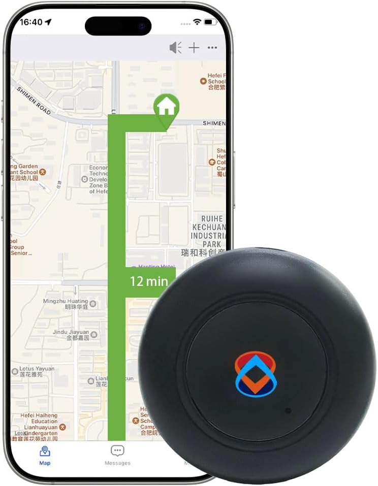 GPS Tracker for Vehicles,Cars,Kids,Pets,and Motorcycles | Real-Time Location Tracking | No Monthly Fee No Subscription | Mini Hidden GPS Tracker Device for Car,Dog,Elderly,and Personal Use