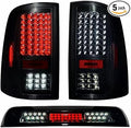 Luz Trasera + Tercer Freno Tresound para Dodge Ram 1500/2500/3500 2009-2018 | Solo Modelo Halógeno de Fábrica