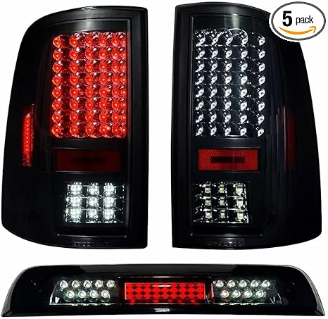 Luz Trasera + Tercer Freno Tresound para Dodge Ram 1500/2500/3500 2009-2018 | Solo Modelo Halógeno de Fábrica