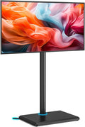 Soporte de Piso para TV 32-55" | Altura Ajustable | Giro 35° | VESA 400x400