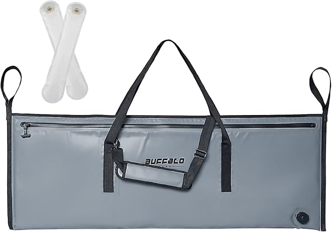 SOLO EL BOLSO, SIN ACCESORIOS – Bolsa Térmica para Pescado Buffalo Gear 122x46cm, Impermeable, Correa Ajustable