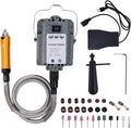 Herramienta Rotativa de Eje Flexible 1000W 30000RPM | Pedal de Control | Amoladora Colgante | Rotación Reversible | Kit Multifunción con Accesorios