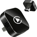 iGENJUN Adaptador CarPlay Inalámbrico 2026 – Diseño Mini, Plug & Play USB/USB-C, Conexión Rápida y Estable para iPhone y Android