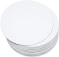 qiqee Set de 40 Bases para Pastel Redondas de 12 Pulgadas, Circulos de Carton Blanco Grado Alimenticio, Mas Delgados pero Mas Fuertes