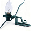 NIOSTA C7 C9 Outdoor Christmas Lights Clips,Adjustable Quick Clips for Shingle,Gutter,Roof,Fence,C7 Green,100 Pack